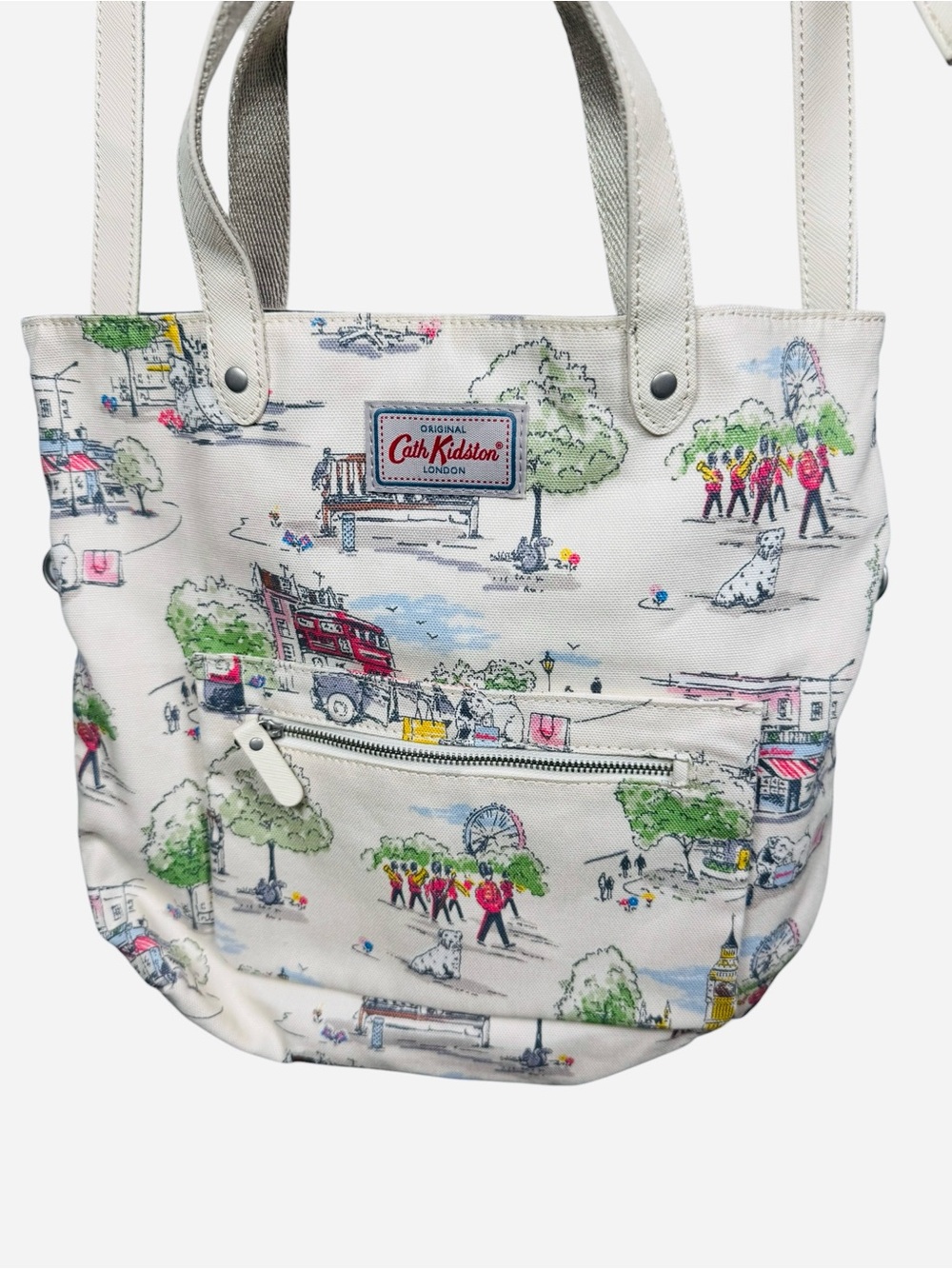 Cath Kidston Original Billie Goes To Town Cotton Canvas Reversible Tote